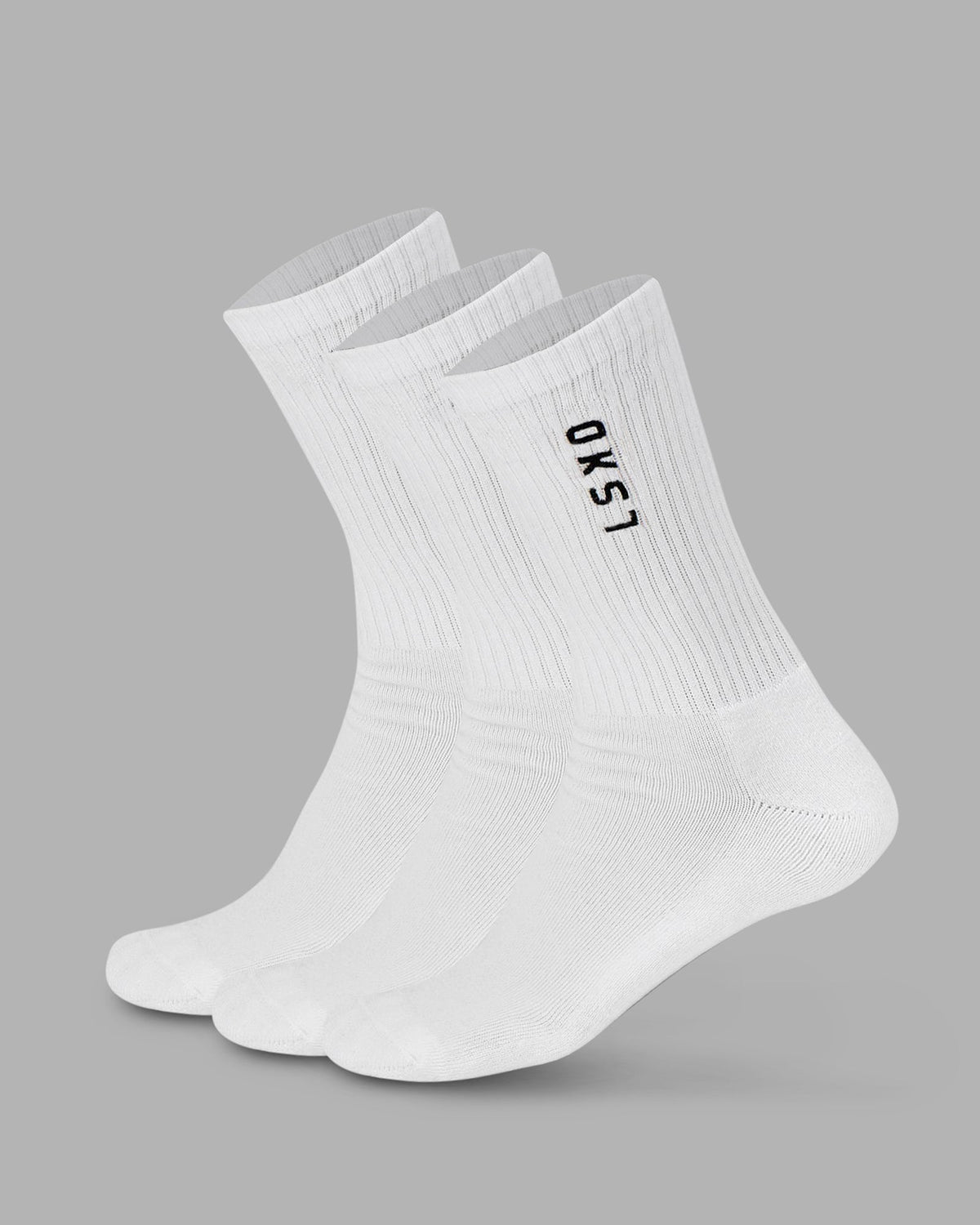 Signal Crew Socks White-Black - view 1