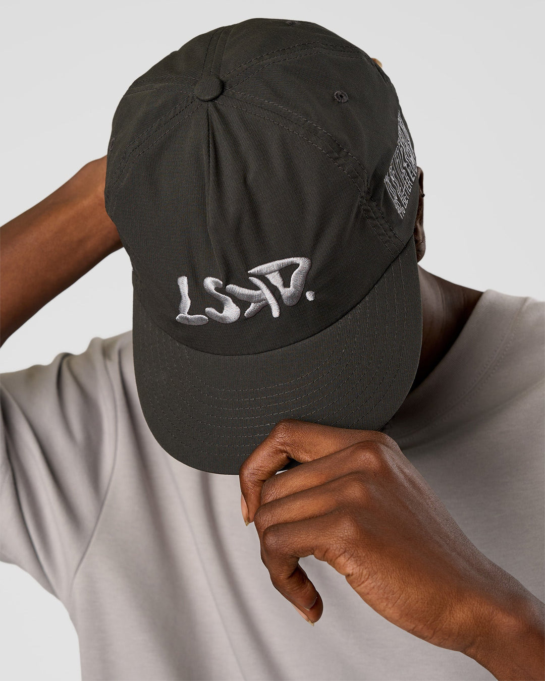 Static Grift Pinch Panel Cap - Dark Storm