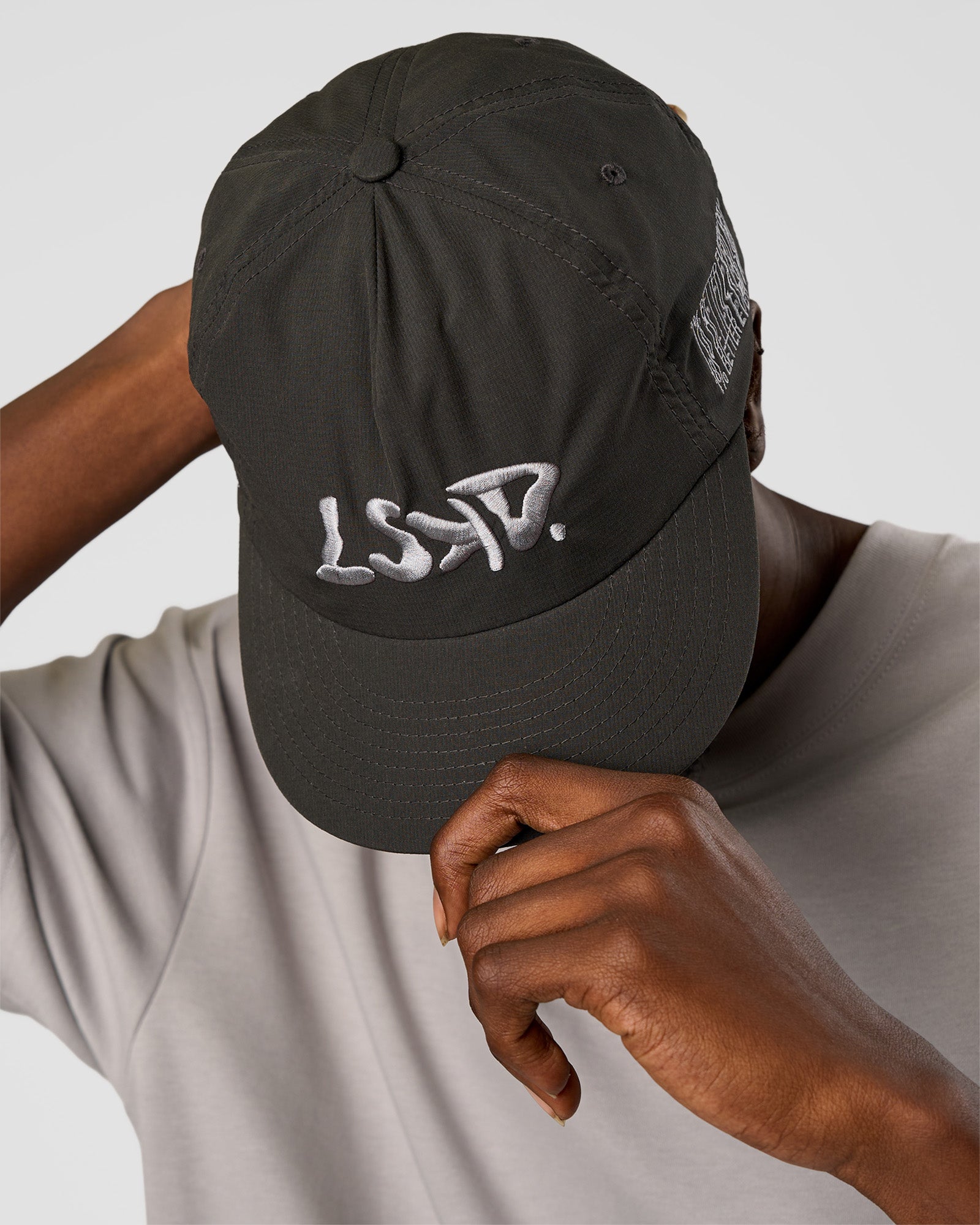 Static Grift Pinch Panel Cap - Dark Storm