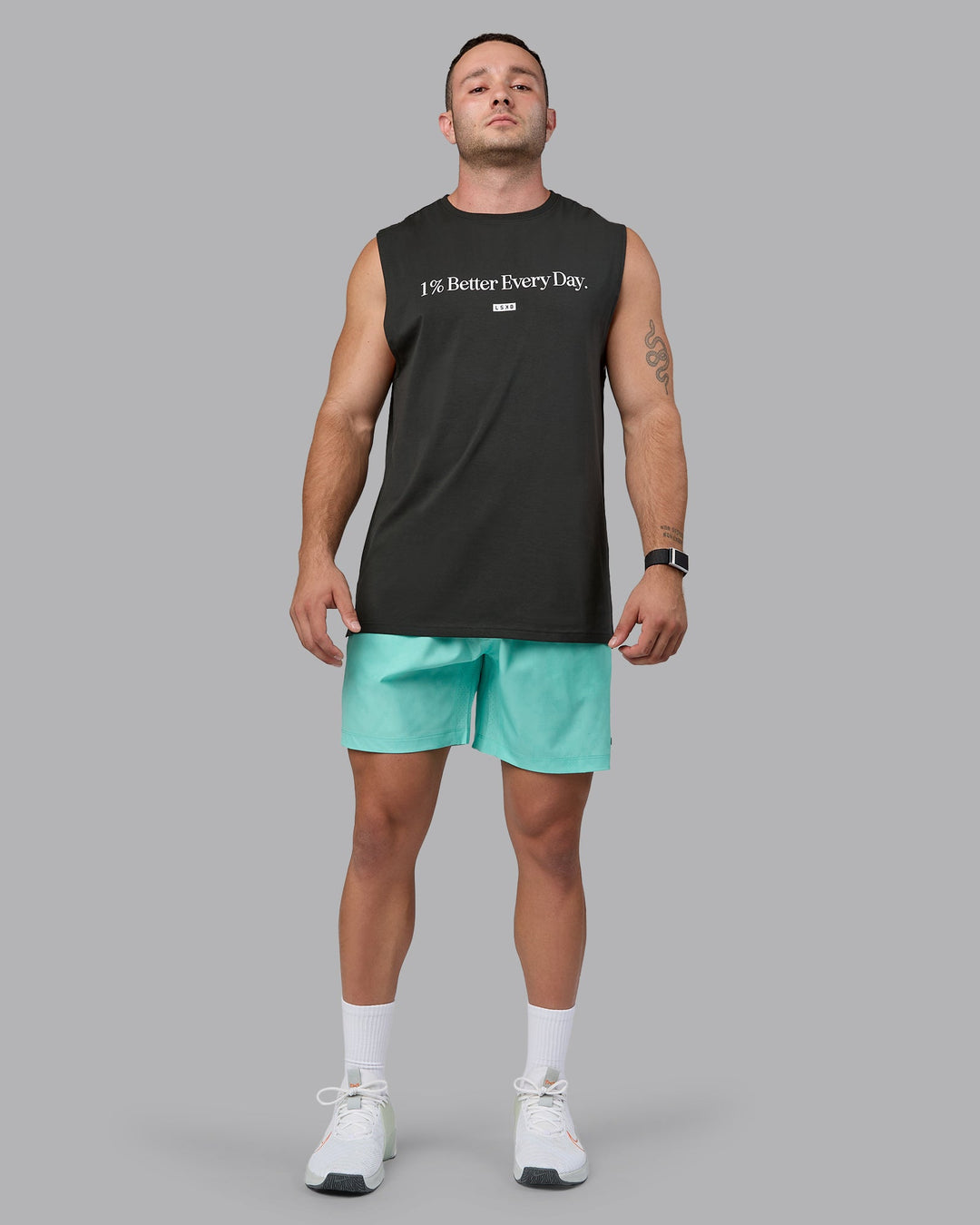 Man wearing Rep 7&quot; Performance Shorts - Digital Camo Cockatoo