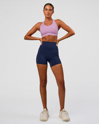 Woman wearing Stability High Support Sports Bra - Light Violet | Model:Charli | Size:XS (A-C Cup) | Thumbnail Index: 3