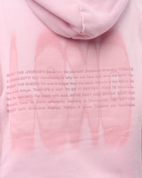 Woman wearing Memory In Motion Ultra Heavyweight Washed Hoodie - Marshmallow Washed | Model:Leilani | Size:XS