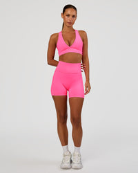 Woman wearing Stamina Sports Bra - Sugar Plum | Model:Brylee | Size:XS