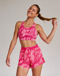Campaign image of Accelerate Sports Bra - Radiant Pink | Thumbnail Index: 1