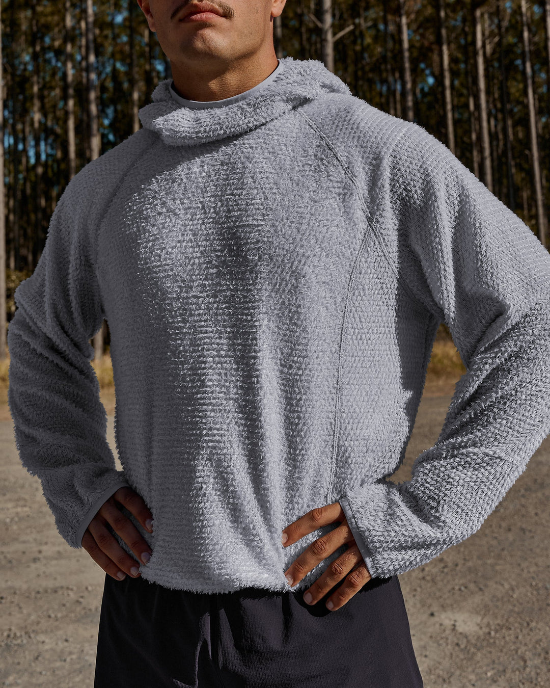 Campaign image of AirTherma Hoodie - Alloy - view 6