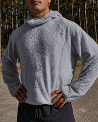 Campaign image of AirTherma Hoodie - Alloy | Thumbnail Index: 5