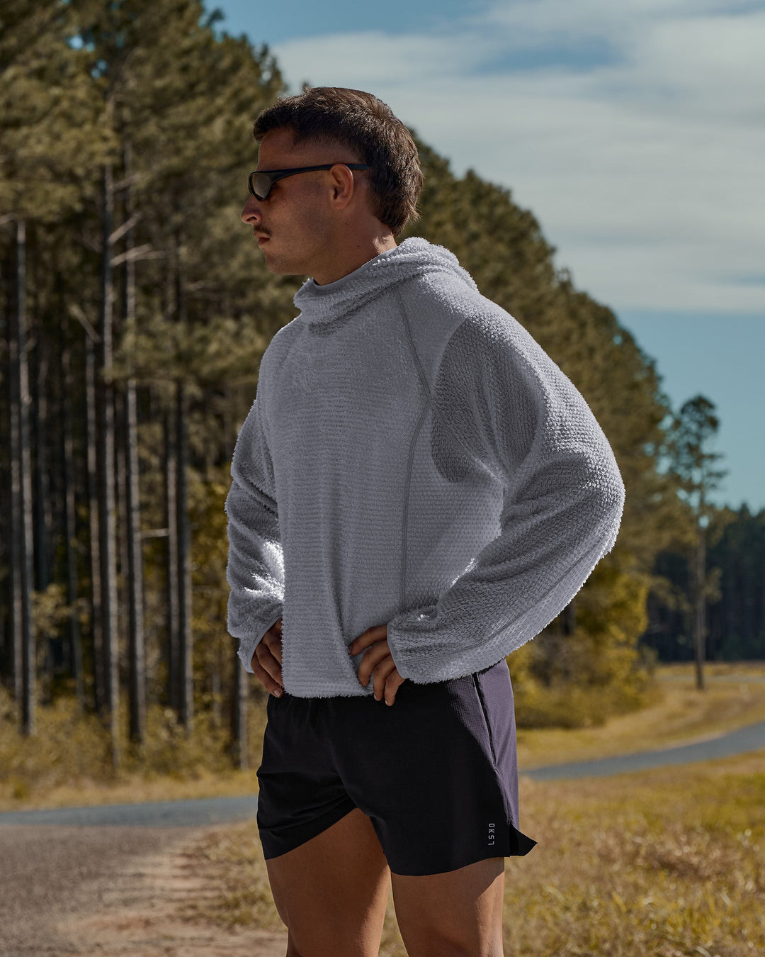 Campaign image of AirTherma Hoodie - Alloy - view 5