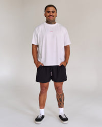 Campaign image of BCAM Go-To FLXCotton Oversized Tee - White-Marshmallow | Thumbnail Index: 7