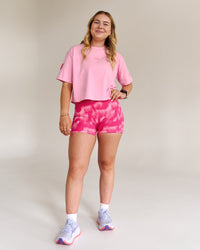 Campaign image of Fusion V-Contour Ultra High-Rise 4” Short Pockets - Radiant Pink | Thumbnail Index: 10
