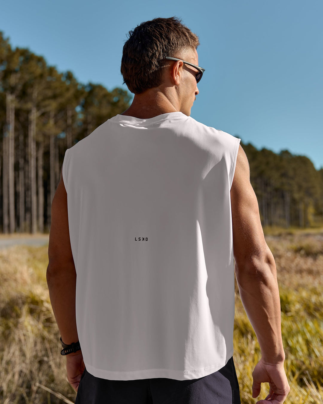 Campaign image of Motionline Boxy Tank - White - view 4