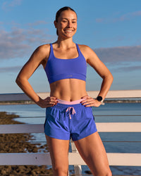 Campaign image of Vision Sports Bra - Power Cobalt | Thumbnail Index: 5