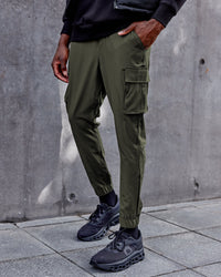 Energy Stretch Performance Cargo Jogger - Forest Night