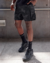 Energy Stretch Performance Cargo Short - Black Camo