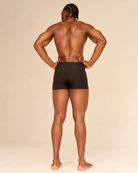 Man wearing Zero Boxer Brief 2pk - Black | Model:Adeola | Size:L | Thumbnail Index: 2