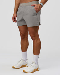 Man wearing Functional Training 5" Short - Storm Front | Model:Jaiden | Size:L | Thumbnail Index: 1