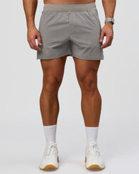 Man wearing Functional Training 5" Short - Storm Front | Model:Jaiden | Size:L | Thumbnail Index: 4