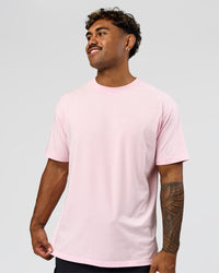 Man wearing Dare To Think FLXCotton Tee Oversize - Marshmallow Washed-White | Model:Xav | Size:L | Thumbnail Index: 14