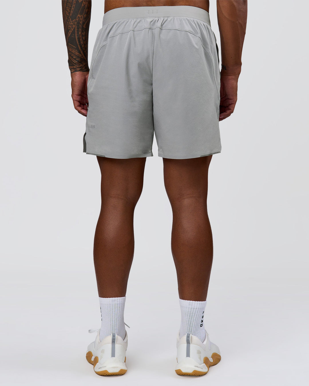 Man wearing Hybrid Lined 7" Short - Alloy | Model:Xav | Size:L - view 11