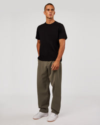 Man wearing AfterDark ZeroCrease Regular Tee - Black | Model:Albert | Size:M | Thumbnail Index: 1