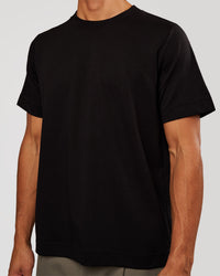 Man wearing AfterDark ZeroCrease Regular Tee - Black | Model:Albert | Size:M | Thumbnail Index: 5