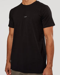 Man wearing Base FLXCotton Tee - Black | Model:Albert | Size:M | Thumbnail Index: 1