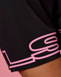 Man wearing BCAM Pace 5" Lined Running Short - Black | Model:Albert | Size:M | Thumbnail Index: 12