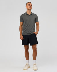Man wearing Drive Seamless Polo - Dark Storm | Model:Albert | Size:M | Thumbnail Index: 2