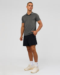 Man wearing Drive Seamless Polo - Dark Storm | Model:Albert | Size:M | Thumbnail Index: 3