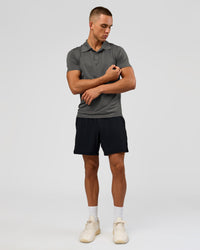 Man wearing Drive Seamless Polo - Dark Storm | Model:Albert | Size:M | Thumbnail Index: 4