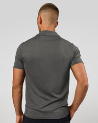 Man wearing Drive Seamless Polo - Dark Storm | Model:Albert | Size:M | Thumbnail Index: 10