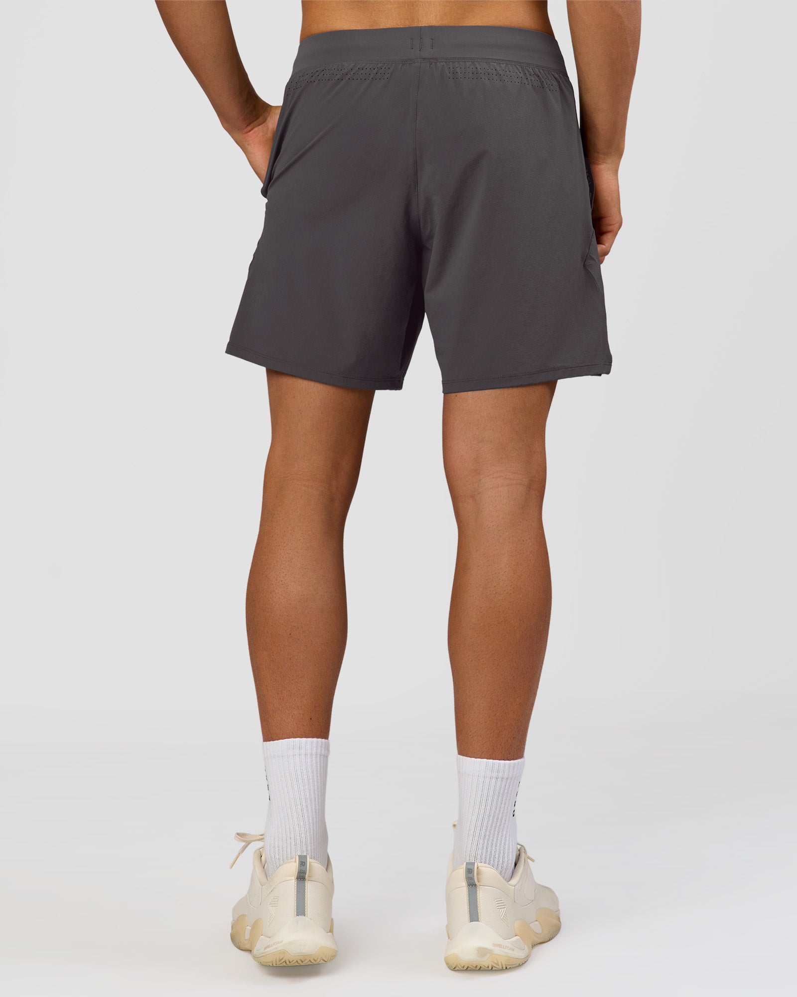 Man wearing Functional Training 7" Short - Dark Storm | Model:Albert | Size:M