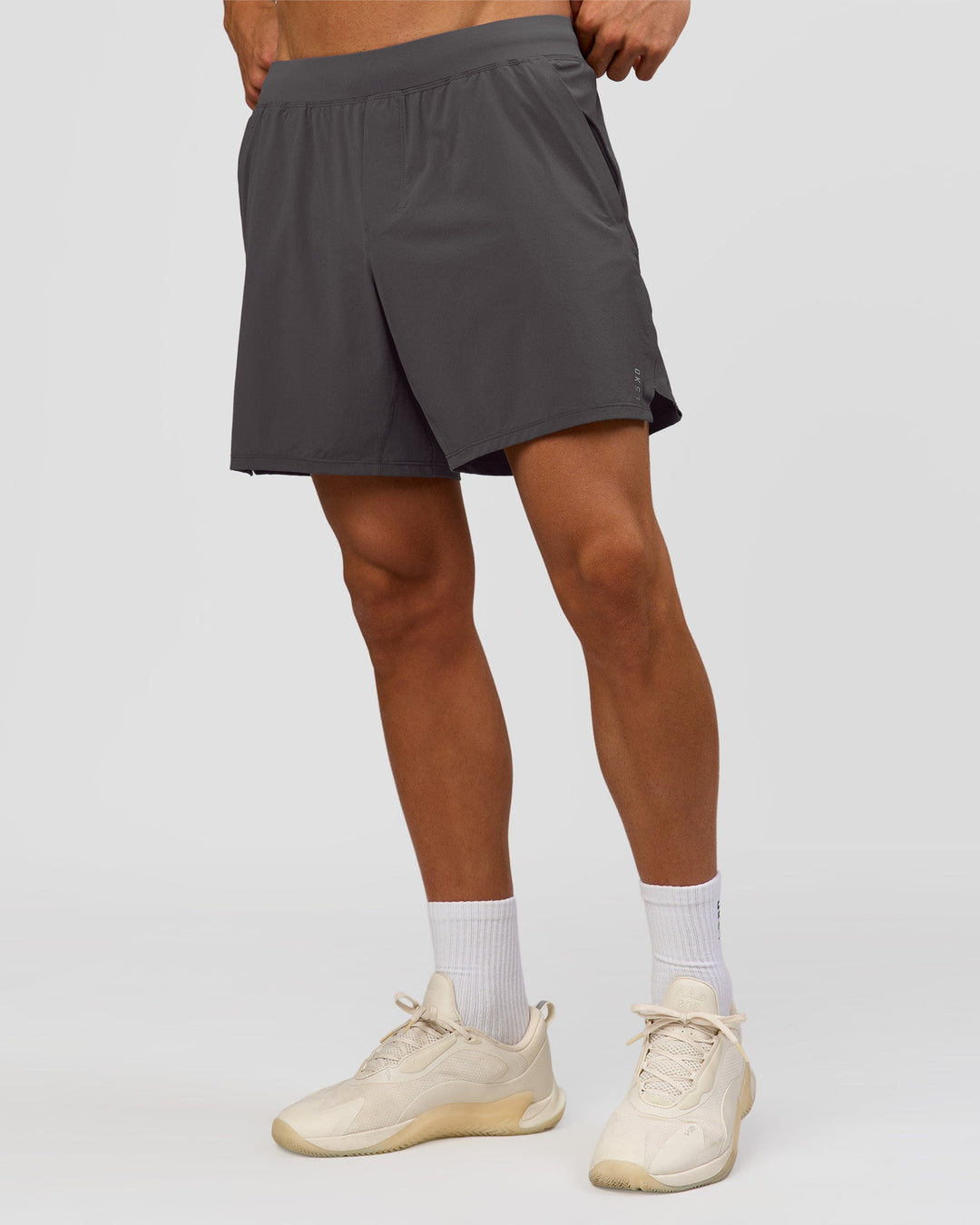 Man wearing Functional Training 7" Short - Dark Storm | Model:Albert | Size:M - view 3