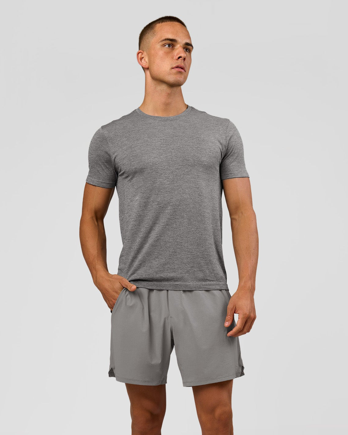 Man wearing Functional Training 7" Short - Storm Front | Model:Albert | Size:M