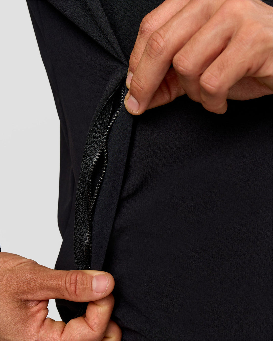 Man wearing Functional Training Jacket - Black | Model:Albert | Size:M - view 12