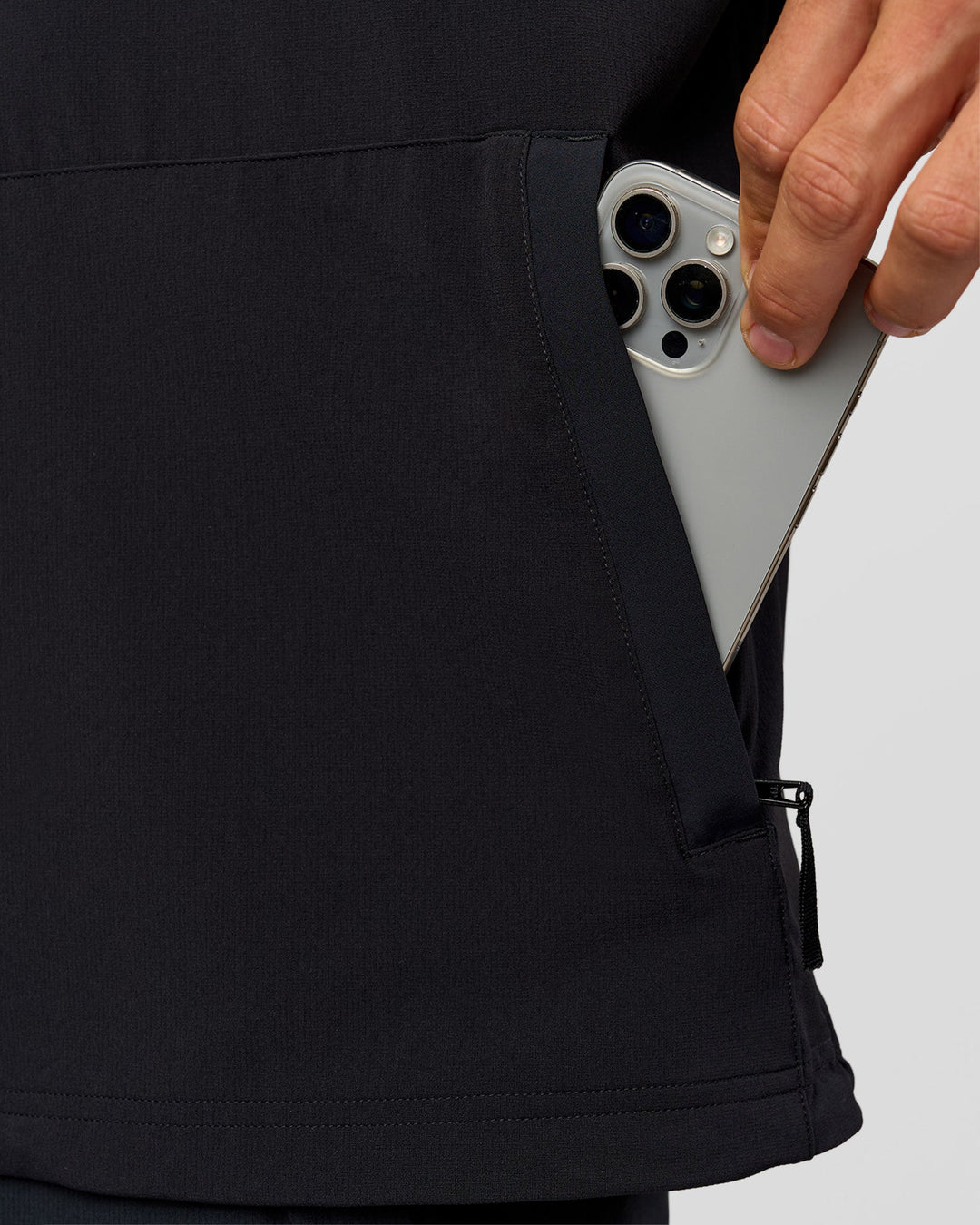 Man wearing Functional Training Jacket - Black | Model:Albert | Size:M - view 15