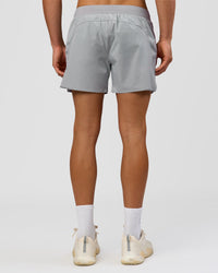 Man wearing Hybrid 5" Short - Alloy | Model:Albert | Size:M | Thumbnail Index: 3