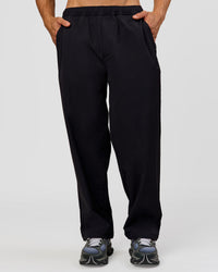 Man wearing Motion Wide Leg Pant - Black | Model:Albert | Size:M | Thumbnail Index: 6