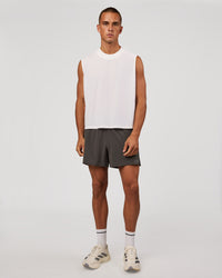 Man wearing Pace 5" Lined Running Short - Dark Storm | Model:Albert | Size:M | Thumbnail Index: 8