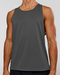 Man wearing Pace Running Tank 3.0 - Dark Storm | Model:Albert | Size:M | Thumbnail Index: 2