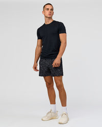 Man wearing Rep 5" Performance Short - Energy Print Black | Model:Albert | Size:M | Thumbnail Index: 6