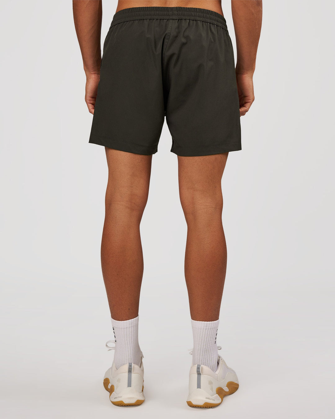 Man wearing Rep 5" Performance Short - Onyx | Model:Albert | Size:M - view 7