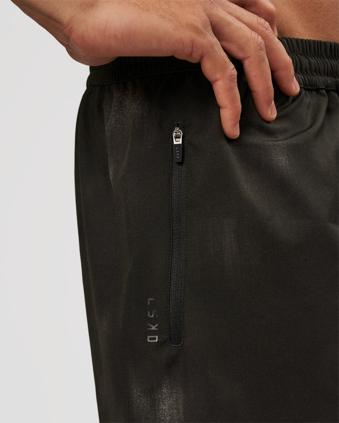 Man wearing Rep 7" Performance Short - Bitmap Blur Black | Model:Albert | Size:M - view 4