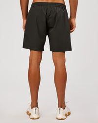 Man wearing Rep 7" Performance Short - Onyx | Model:Albert | Size:M | Thumbnail Index: 3