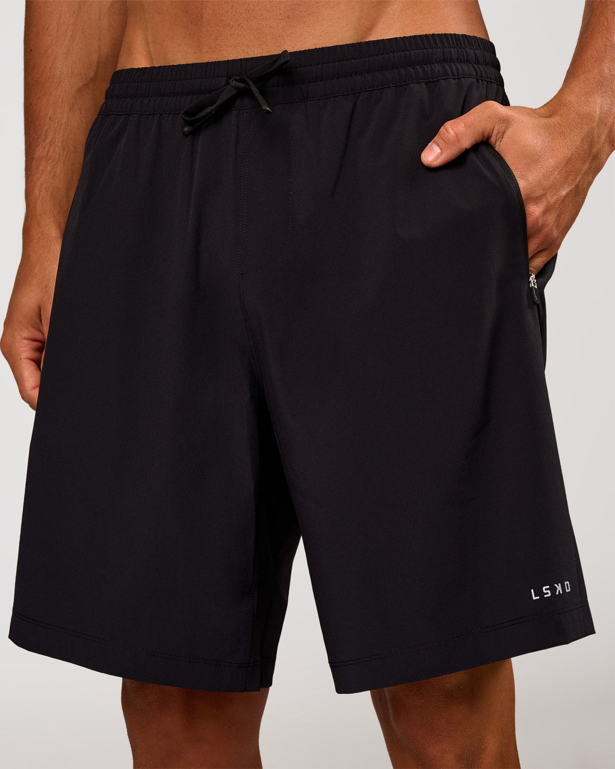 Man wearing Rep 9" Training Short - Black | Model:Albert | Size:M
