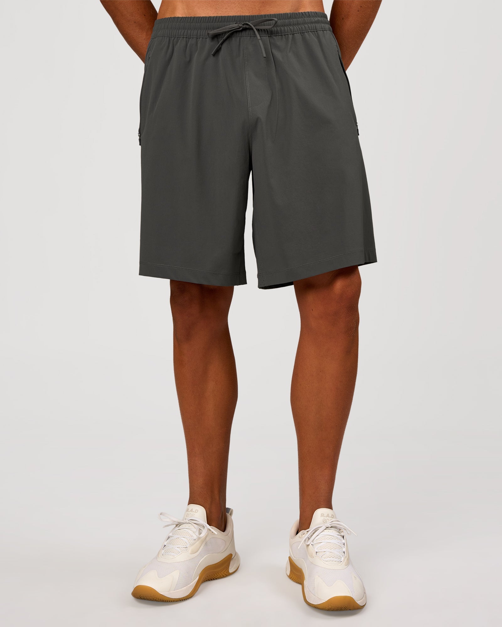 Man wearing Rep 9" Training Short - Dark Storm | Model:Albert | Size:M