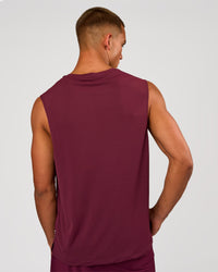 Man wearing Rep Muscle Training Tank - Cherry Lacquer | Model:Albert | Size:M | Thumbnail Index: 2