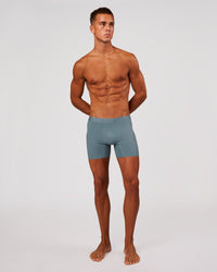 Man wearing Zero 5.5" Boxer Brief 2pk - Blue Mirage | Model:Albert | Size:M | Thumbnail Index: 0