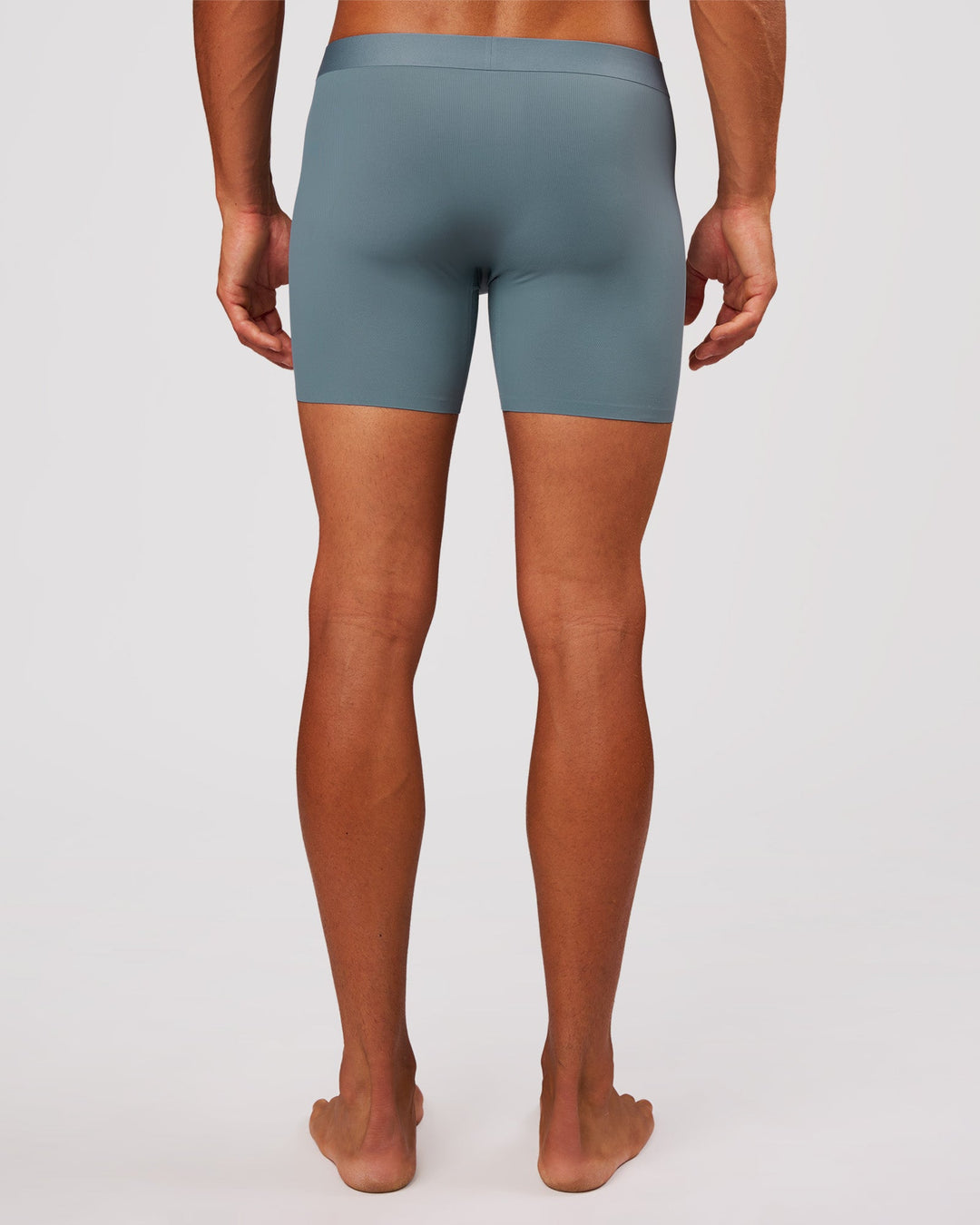 Man wearing Zero 5.5" Boxer Brief 2pk - Blue Mirage | Model:Albert | Size:M - view 4