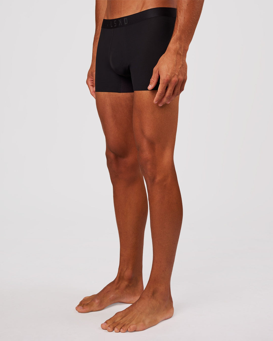 Man wearing Zero Boxer Brief 2pk - Black | Model:Albert | Size:M - view 7