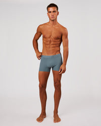 Man wearing Zero Boxer Brief 2pk - Blue Mirage | Model:Albert | Size:M | Thumbnail Index: 5
